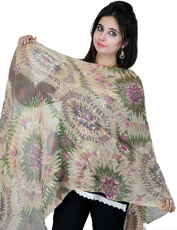 Multi-Color Digital Printed Stole