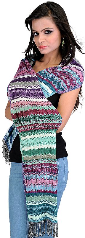 Stretchable Woven Scarf