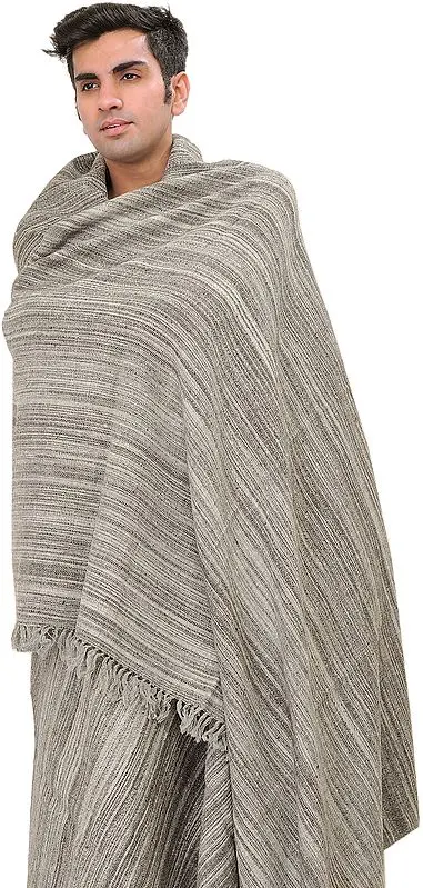 Gray Men's Dushala from Kullu