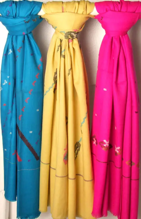 Lot of Three Kullu Shawls