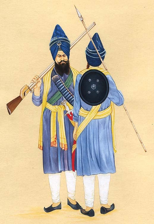 Two Sikh Warriors