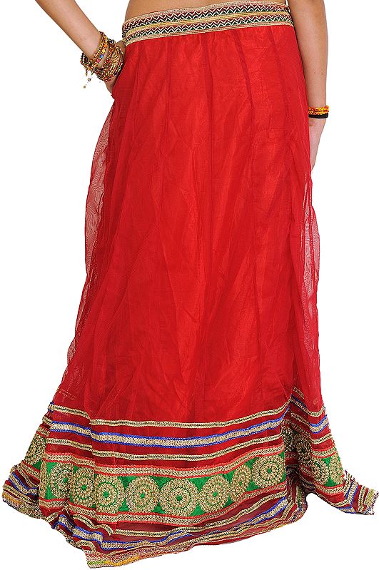red ghagra