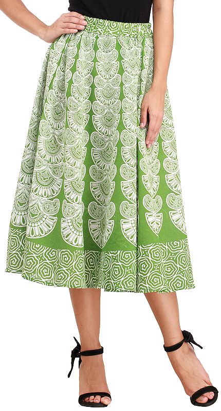 Midi-Skirt from Pilkhuwa with Block Printed Motifs