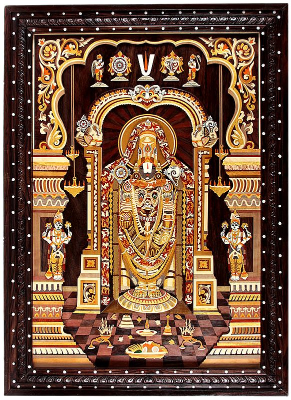 Lord Venkateshvara of Tirupati (Framed)