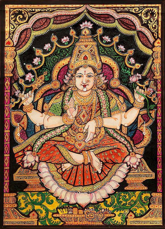 A Fine Portrait of Goddess Lakshmi