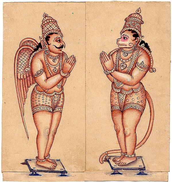 Garuda and Hanuman