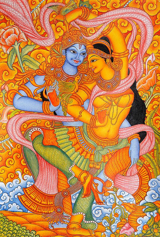 Radha Dancing with Shri Krishna