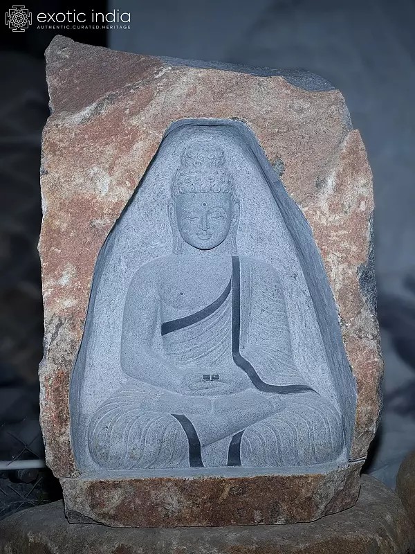 36" Lord Buddha Stone Sculpture