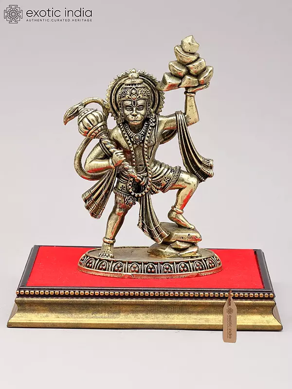 Superfine Hanuman With Wood Base