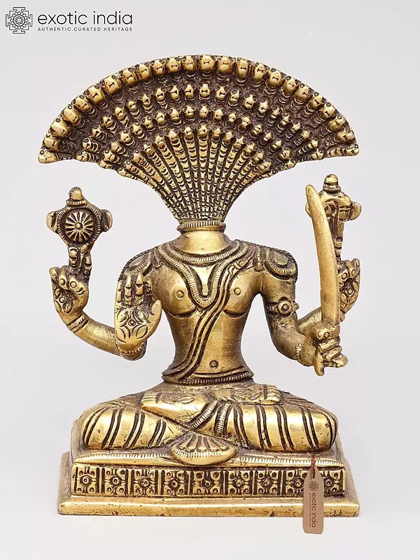 Patanjali: The Founder of Yoga Brass Statue