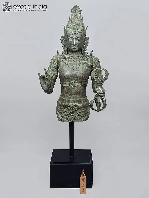 Indra Holding His Vajra From Bali