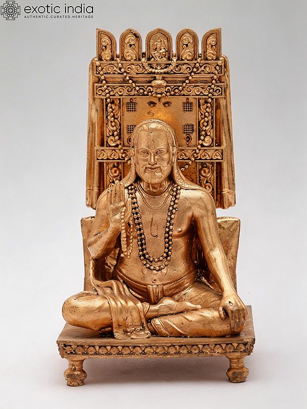 5" Shri Raghavendra Swami Bronze Sculpture