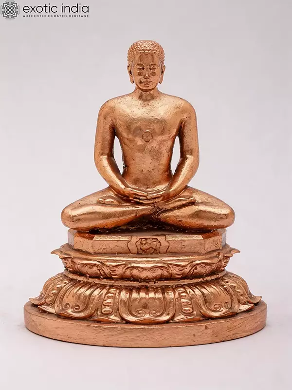 3'' Lord Mahavira Bronze Statue