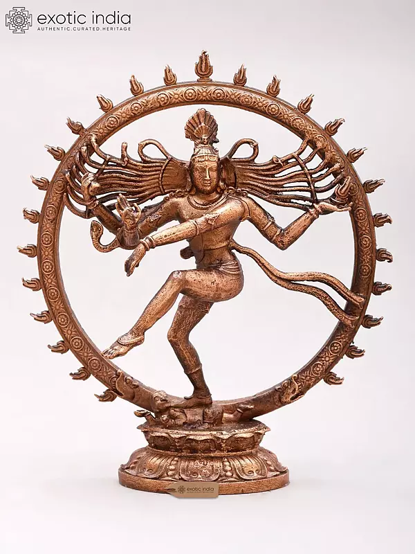 4" Small Superfine Nataraja Bronze Idol