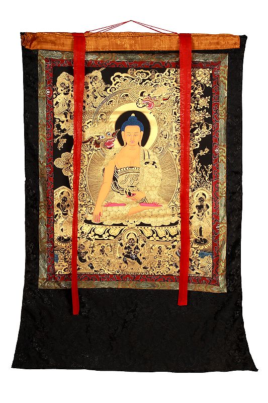 Temptation Of Shakyamuni Buddha By Mara Tibetan Buddhist Exotic