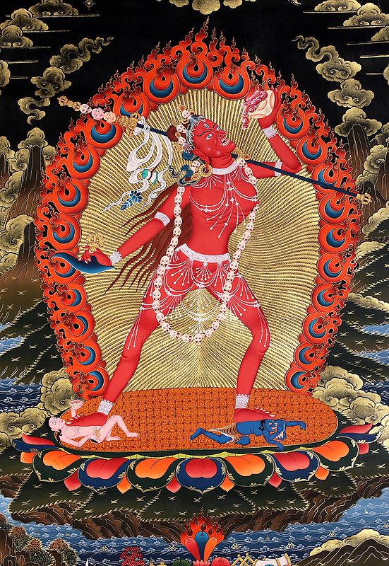 Superlarge Sarvabuddha Yogini (Tibetan Buddhist)