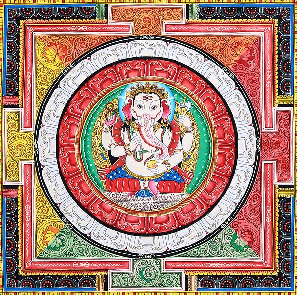 Lord Ganesha Mandala