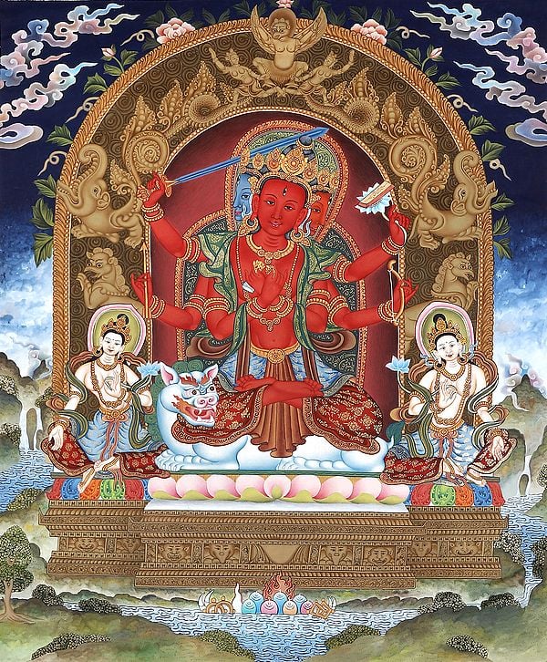 The Tender-Faced Bodhisattva Manjushri