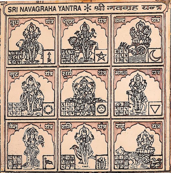 श्री नवग्रह यन्त्र: Sri Navagraha Yantra