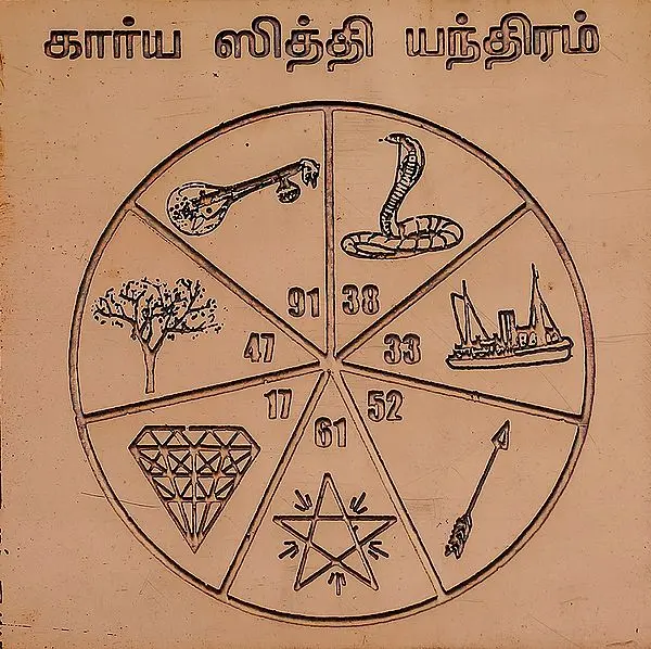 Copper Karya Siddhi Yantra (Tamil)
