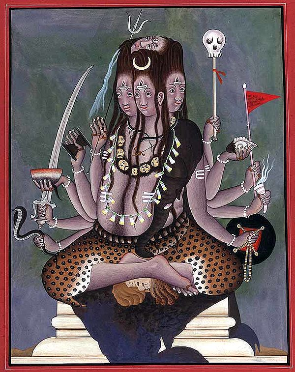 Panchanana or Five-Headed Shiva
