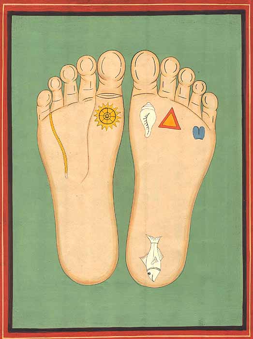 The Lotus Footprints of Srila Advaita Acarya