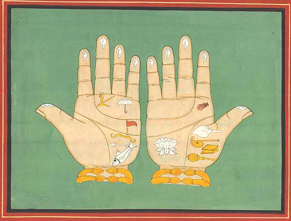 The Lotus Handprints of Sri Nityananda Prabhu