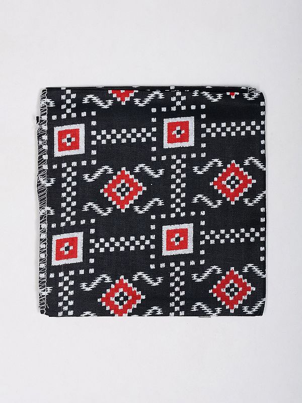Ikat Pattern Cotton Rumal (Handkerchief)