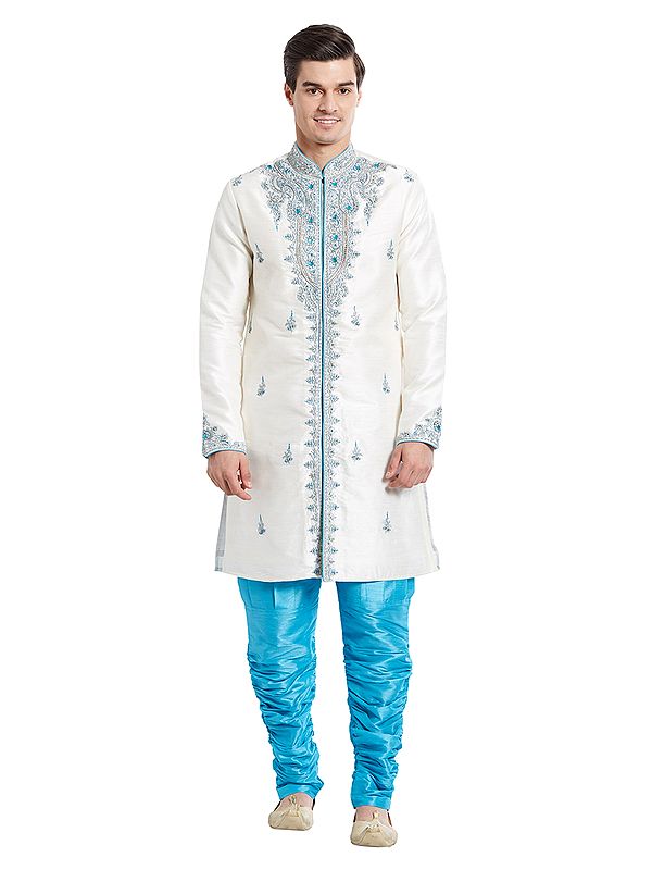 Silk Sherwani for Men: Traditional Groom Wear for Weddings & Festivities