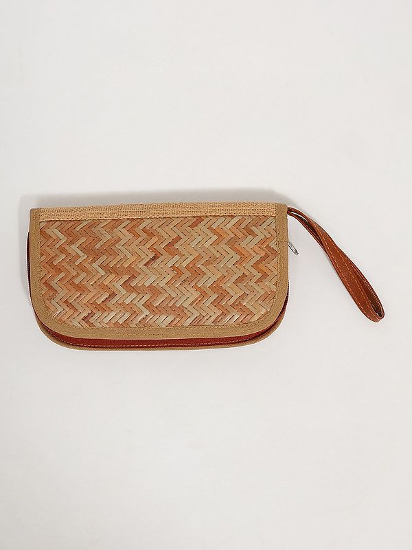 Handmade Bamboo Clutch Hand Bag for Women