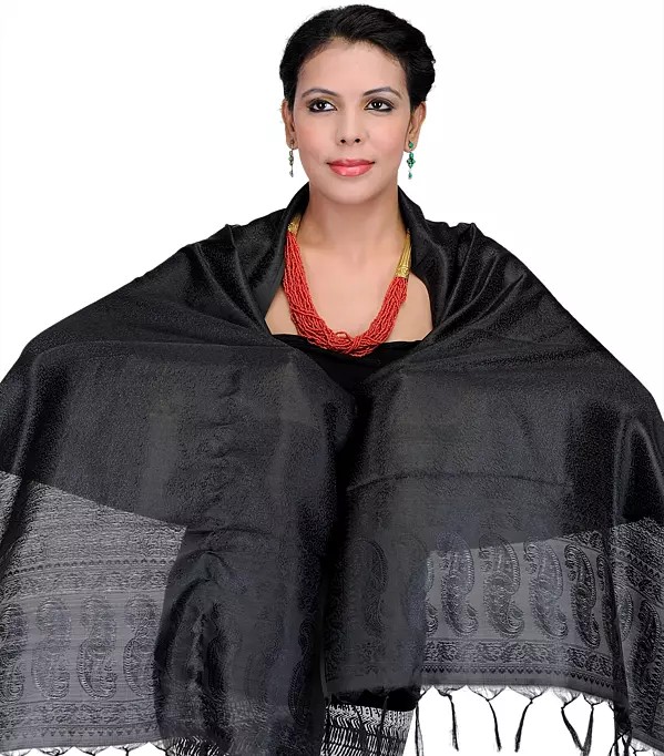 Banarasi Scarf with Tanchoi weave