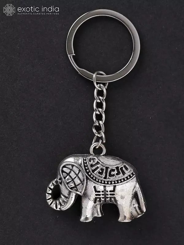 Royal Elephant Keychain