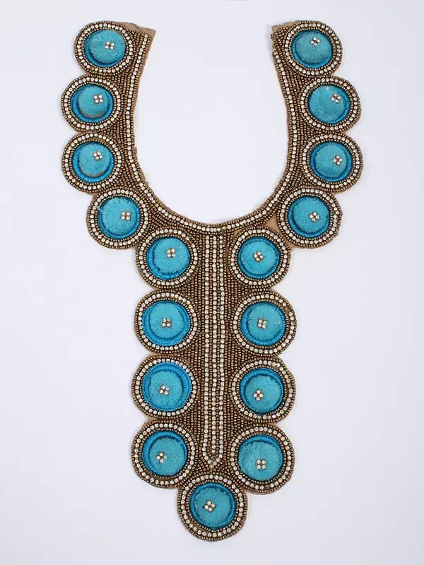 Beaded Embroidered Neck Patch