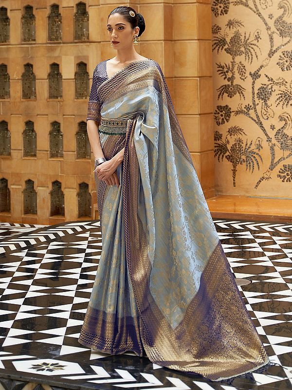 Handloom Soft Silk Saree With Tassels For Women