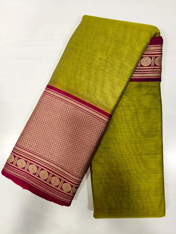 Narayanpet Siko Saree With Linging Border Saree For Women