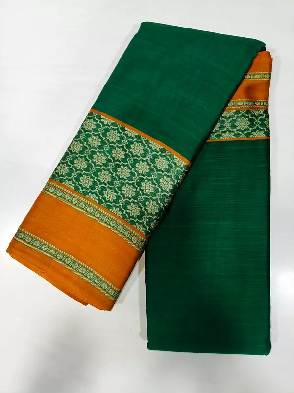 Flower Pallu Narayanpet Siko Saree For Women