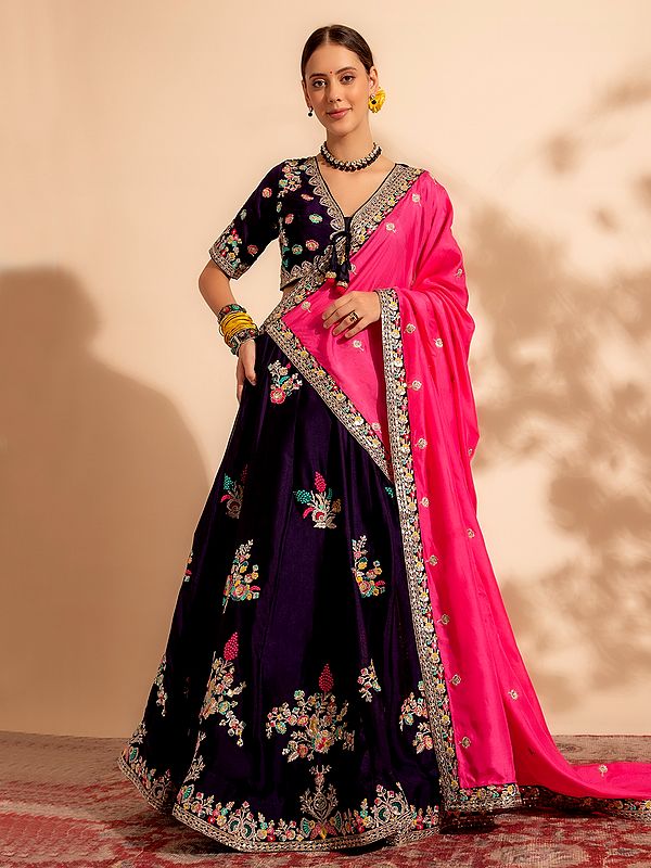 Designer Premium Organza Lehenga Choli With Dupatta