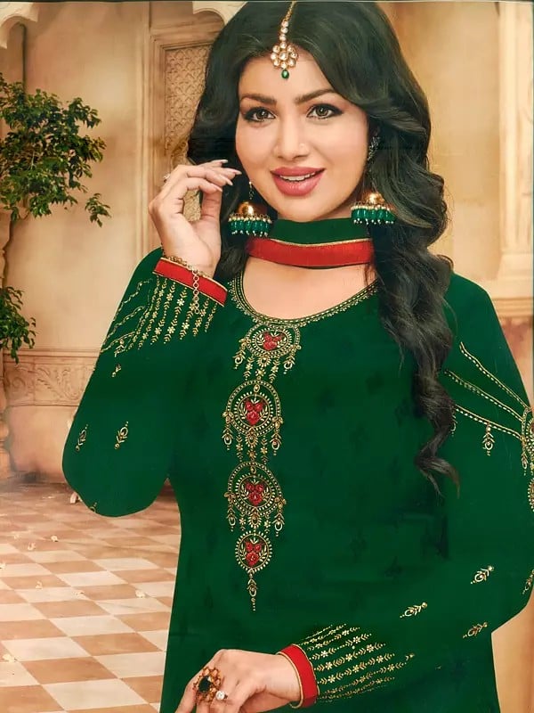 Formal-Garden Ayesha-Takia Straight Long Churidar Salwar Kameez Suit ...