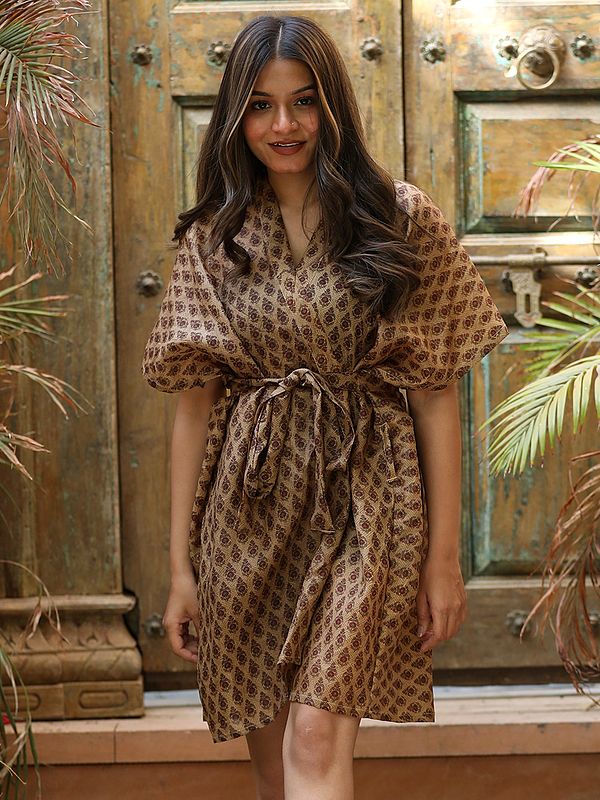 Assorted Vintage Pure Silk Box Kimono from Jodhpur