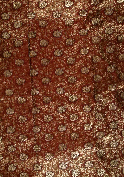 Banarasi Brocade with Floral Weave