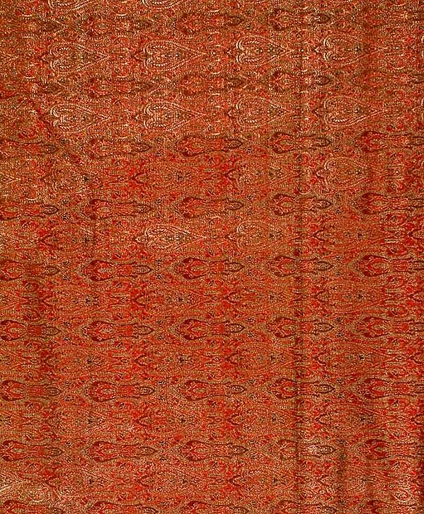 Banarasi Brocade with Golden Thread Weave