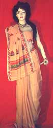 Biscuit Color Bengal Cotton Sari