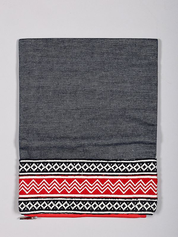 Denim Ipad Cover Bag with Toda Embroidery