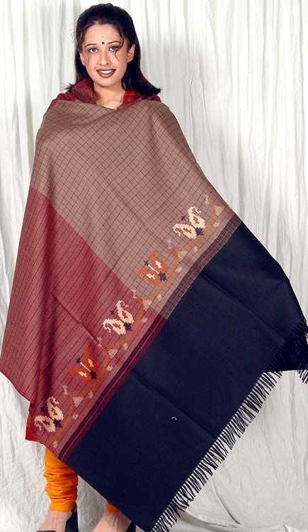 Kullu Shawl with Checks