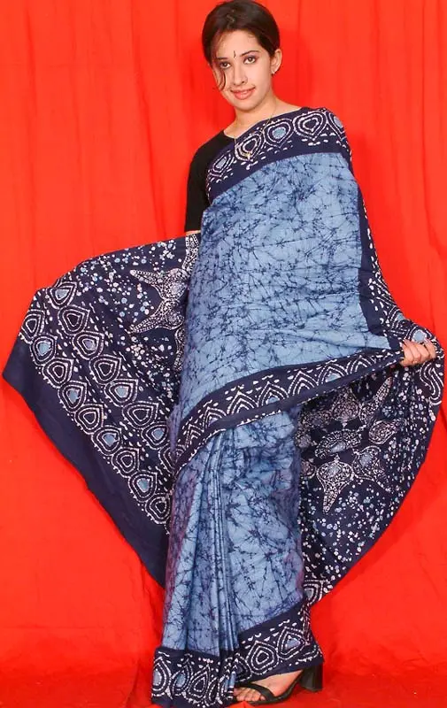 Muslin Batik Sari