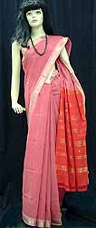 Pink Bengal Cotton Sari