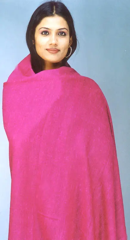 Plain Pink Shawl