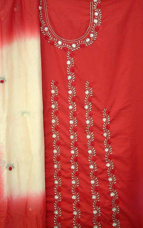 Punjabi Phulkari Suit