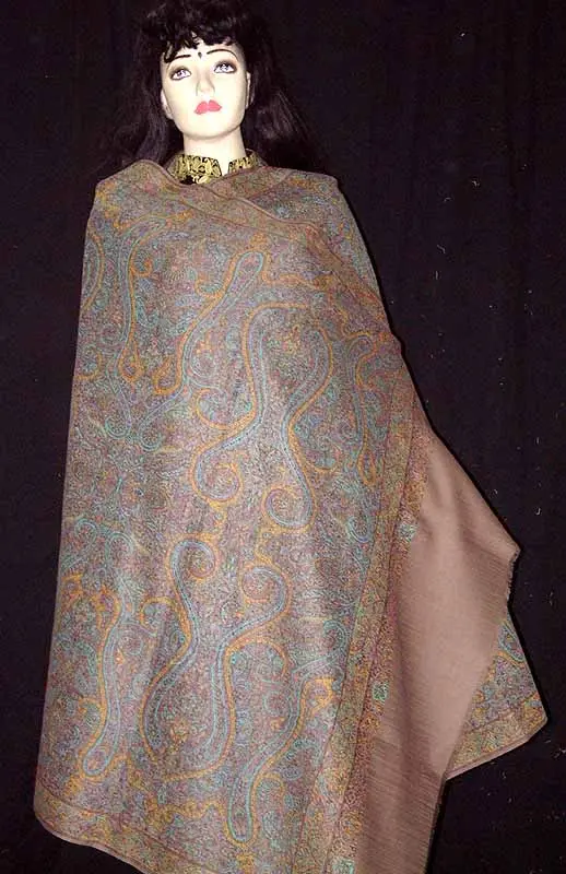 Pure Wool Jamawar Shawl