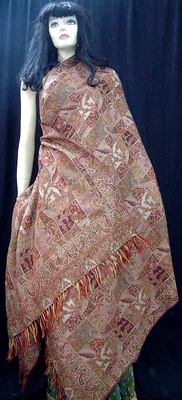 Pure Wool Jamawar Shawl